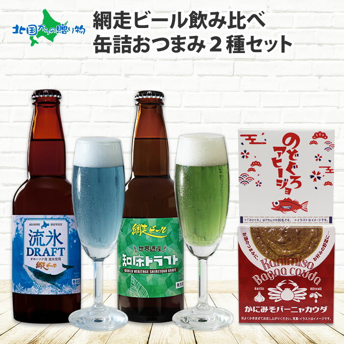 ギフト 網走ビール おつまみ セット 缶詰 海鮮 のどぐろ かにみそ 北海道 地ビール 飲み比べ セット 流氷ドラフト 知床ドラフト 詰め合わせ お取り寄せ グルメ お酒 瓶 ビール おつまみ gift set 送料無料 プレゼント 遅れてごめんね 母の日 ギフト お酒 ビールセット 食べ物