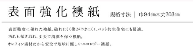 襖紙 強化表面 ふすま紙 ペット 洋風 リメイク 張替え 共生住宅用 2