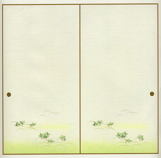 襖紙　織物ふすま紙　N-1445