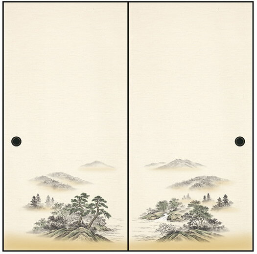 織物ふすま紙　LNR-163　2枚1組