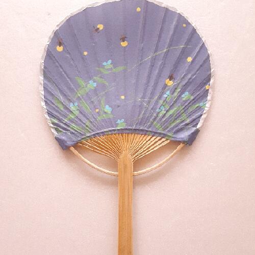 団扇うちわ23 夏小物　浴衣小物　竹うちわ　竹団扇 丸竹団扇　うちわ ミニ丈うちわ　団扇　うちわ