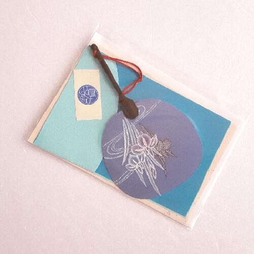 団扇うちわ36 夏小物　浴衣小物　ミニ丈うちわ　夏便りセット　団扇レターセット