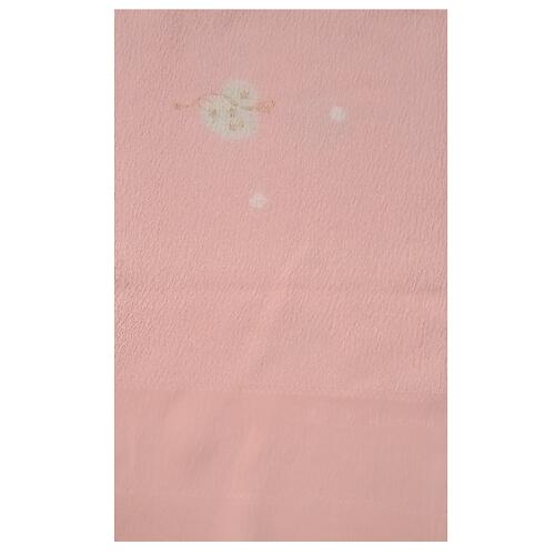 正絹帯揚げ　帯あげ　帯揚（おびあげ）重め縮緬　京友禅　堅牢染　日本製　丹後ちりめん