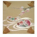 正絹 塩瀬帛紗 富久紗 ふくさ 亀房 鴛鴦 寿帛紗 祝儀用 御祝