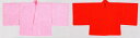 【肌抜き半襦袢　舞台半襦袢】綸子無地全2色（ピンク・赤）品質　ポリエステルサイズ　M／L日本製