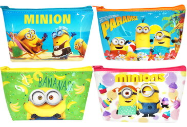ミニオンズ コスメポーチ プール 文房具 小物 スッキリ 景品 縁日 お子様 ランチ 子供 お祭り おまけ 子ども会 子供会 ケビン ボブ スチュワート