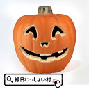 BIGパンプキンランタン スマイル 51cm ハロウィン ハロウイン ハロウィーン Halloween かぼちゃ パンプキン ランタン ジャックオランタン ジャックオーランタン 光る フラッシュ 10月 秋 仮装 子ども こども 幼稚園 保育園 お祭り おもちゃ オモチャ 玩具