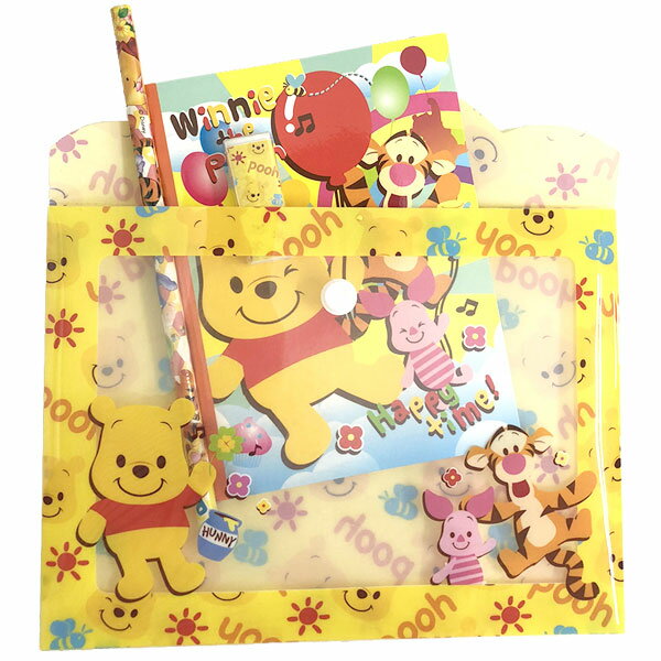 【12個セット】ディズニーBIGポーチ文具セット キャラクター 景品玩具 おもちゃ 文具セット 子供会 子ども会 鉛筆 消しゴム メモ帳 プレゼント プチギフト ギフト 子供会 子ども会 参加賞 文房具 入園 卒園 入学 卒業 3