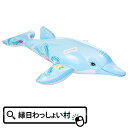 リルドルフィンライドオン フロート 浮き輪 うきわ 子供 キッズ 3才 3歳以上 幼稚園 小学生 いるか イルカ 取っ手 ハンドル付 男の子 女の子 プール 海 川 水遊び 水泳 スイミング ビーチ用品 縁日 景品【13時までの注文で当日発送】