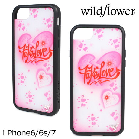 ワイルドフラワー wildflower iPhone8 SE 7 6 6s ケース スマホケース 携帯 アイフォン レディース ホワイト 白 FAKE 【ネコポス可】