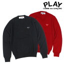 PLAY COMME des GARCONS HEART PULLOVER コムデギャルソン ニット セーター メンズ AZ-N002 AZ-N018 ブラック レッド