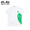 COMME des GARCONS PLAY HEART T-SHIRT コムデギャルソン Tシャツ 半袖 メンズ AZ-T062 ホワイト