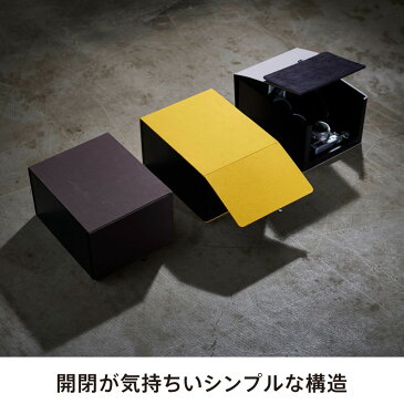 NuAns FLIPBOX STORAGE CASE ニュアンス 収納ボックス ケース フタ付き 布 ブラック ホワイト イエロー 黒 白 NA-FLB