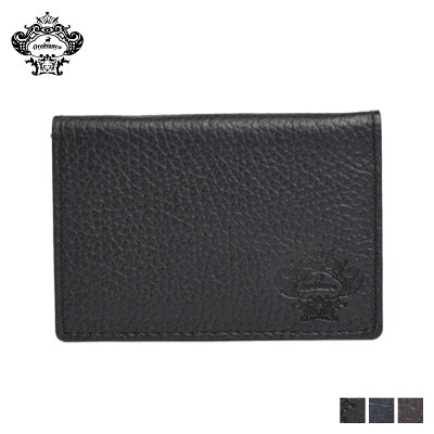 【最大1000円OFFクーポン配布中】 Orobianco PASS CASE オロビアンコ パスケース カードケース 二つ折り ID 定期入れ メンズ レディース レザー ブラック ネイビー ブラウン 黒 ORPA-003