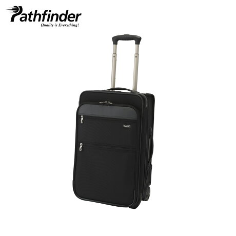 Pathfinder REVOLUTION XT パスファインダー バッグ キャリーケース キャリーバッグ スーツケース 37L-53L メンズ 機内持ち込み ソフト 拡張 ブラック 黒 PF6822DAXB
