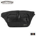 【最大1000円OFFクーポン】 WONDER BAGGAGE GOODMANS WAIST BAG ワンダーバゲージ バッグ ボディバッグ ウエストバッグ グッドマンズ メンズ ブラック ネイビー 黒 WB-G-024