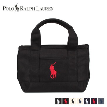 POLO RALPH LAUREN BIG PONY SMALL TOTE ポロ ラルフローレン バッグ トートバッグ メンズ レディース キャンバス ブラック オフ ホワイト ネイビー ブルー 黒 RAS1014