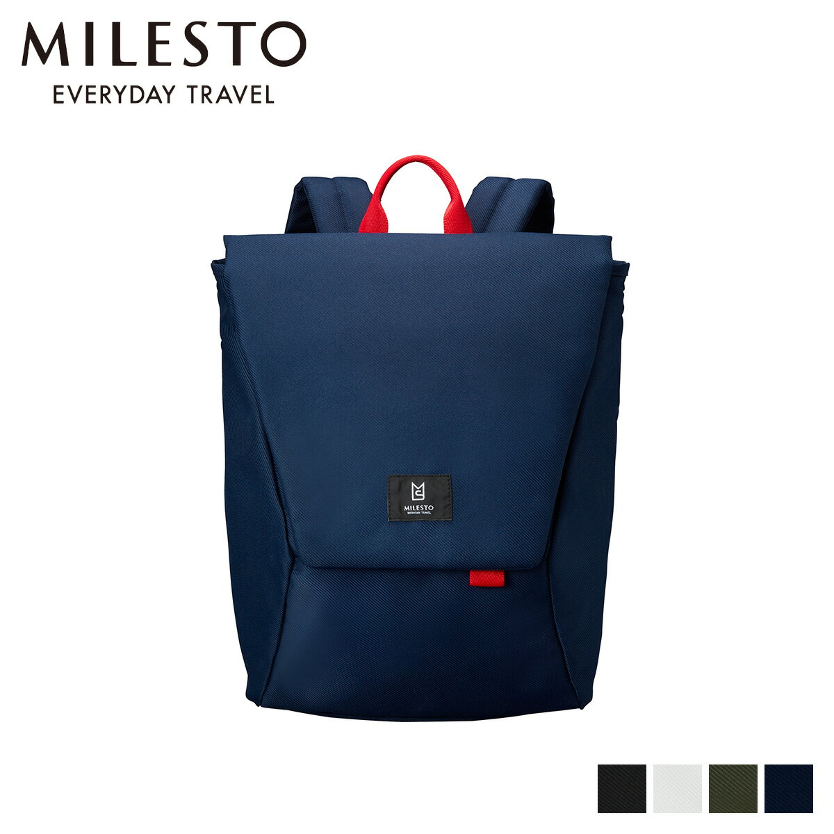 MILESTO HUTTE BACKPACK M ߥ쥹 å Хå Хåѥå  ǥ 6L ֥å ۥ磻 ...
