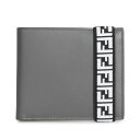 フェンディ 【最大1000円OFFクーポン】 FENDI BI-FOLD WALLET フェンディ 財布 二つ折り メンズ グレー 7M0266 A8VC