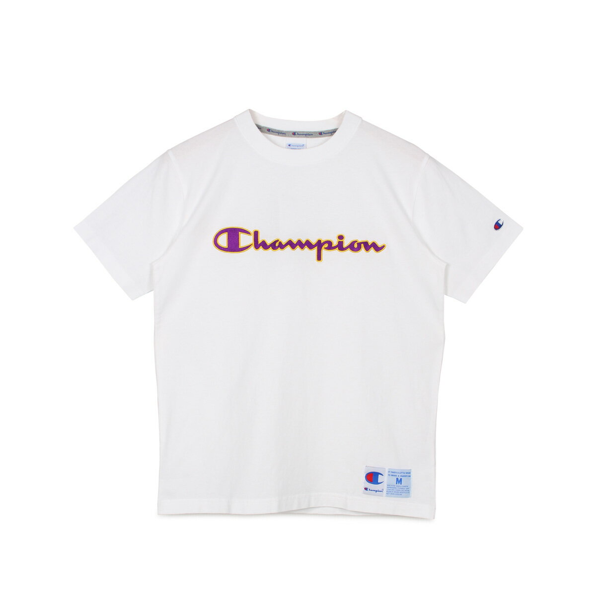 チャンピオン ペアTシャツ Champion T-SHIRT チャンピオン Tシャツ 半袖 メンズ レディース ブラック ホワイト グレー ブルー 黒 白 C3-Q301