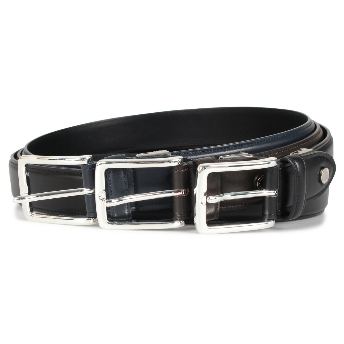 レザーベルト 【最大1000円OFFクーポン】 MACKINTOSH PHILOSOPHY LEATHER BELT マッキントッシュ フィロソフィー ベルト レザーベルト メンズ 本革 バックル MAP-8100120