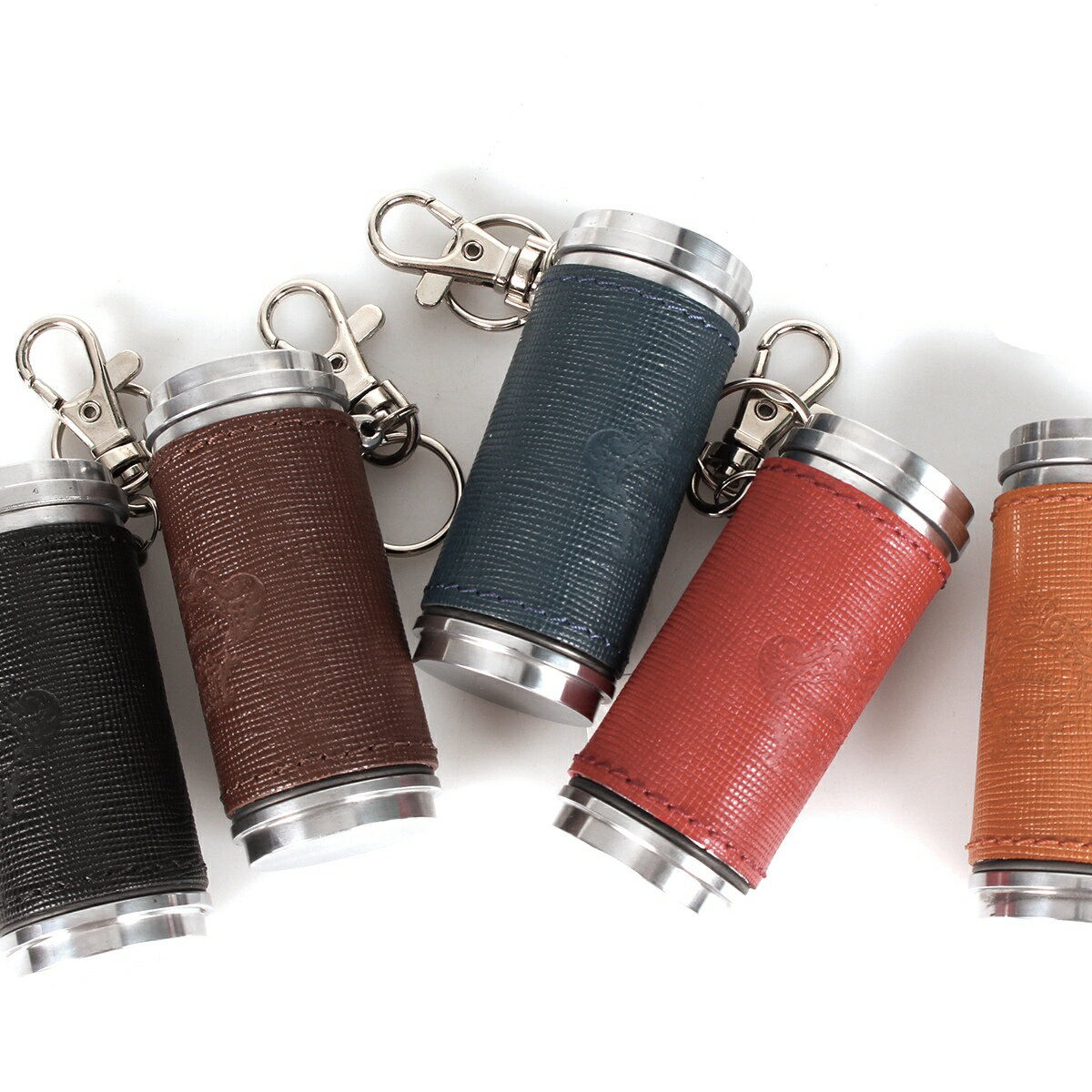 Orobianco PORTABLE ASHTRAY オロビアンコ 灰皿 携帯灰皿 フタ付 たばこ タバコ メンズ レディース 当社限定 ブラック ネイビー キ...