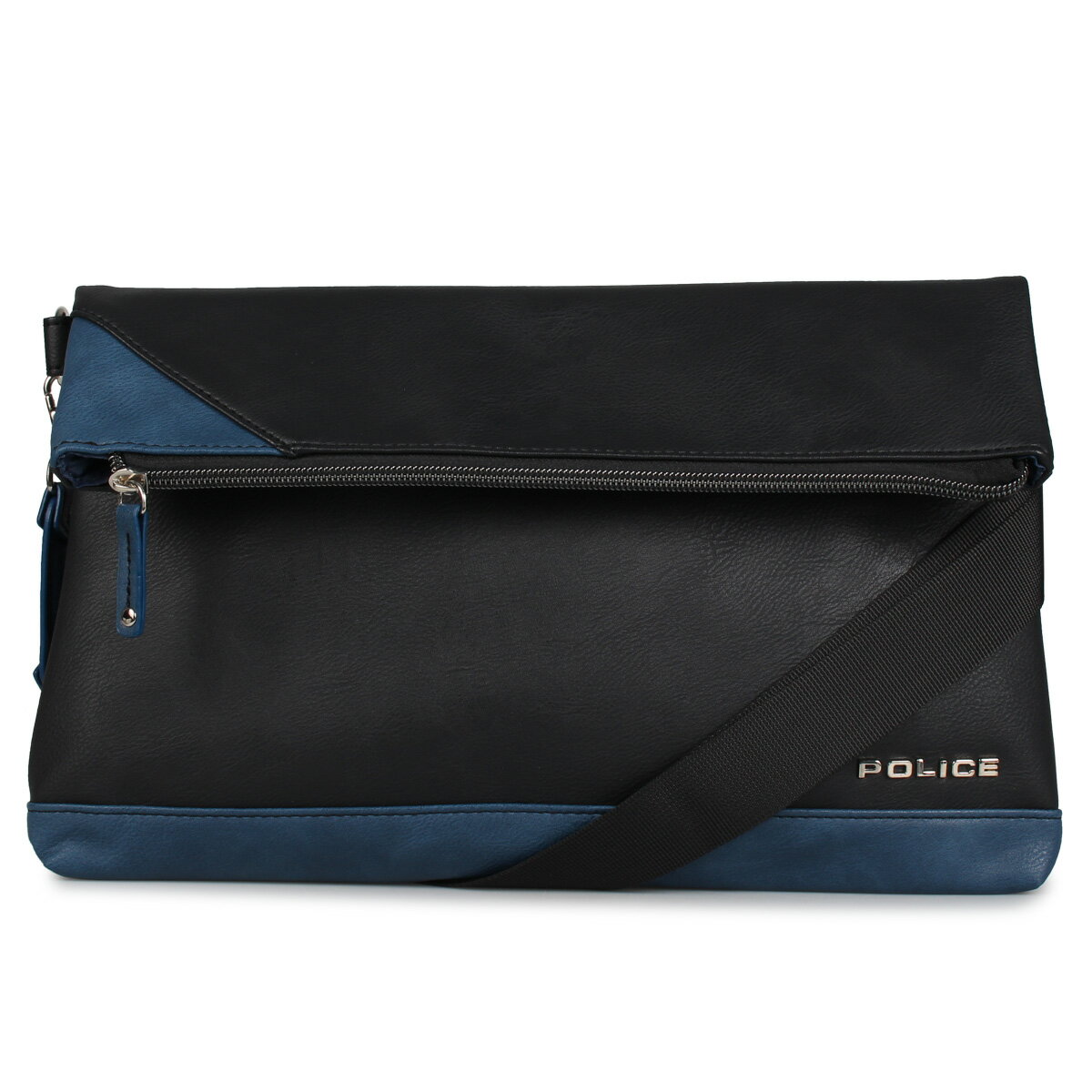 POLICE URBANO CLUTCH SHOULDER BAG ポリス バッグ ショルダーバッグ クラッチバッグ セカンドバッグ メンズ 2WAY ブラック ネイビー ブラウン 黒 PA-62003