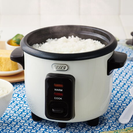 Toffy K-RC1 トフィー 炊飯器 ミニライスクッカー 0.5合 270ml 電気 保温 小型 コンパクト 一人前 二人前 一人暮らし 新生活 