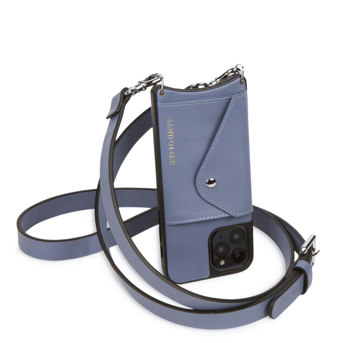 【最大1000円OFFクーポン】 BANDOLIER HAILEY SIDE SLOT BLUE SMOKE バンドリヤー iPhone 11 Pro ケース スマホケース 携帯 ショルダー アイフォン ヘイリー サイド スロット ブルー スモーク メンズ レディース ブルー 14HADPLS