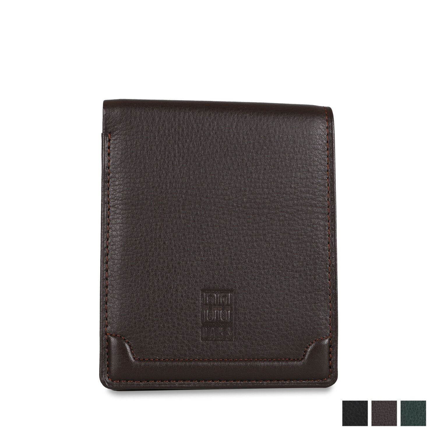 Other - 【最大1000円OFFクーポン】 DAKS ダックス 二つ折り財布 WALLET メンズ ブラック ダーク ブラウン グリーン 黒 DP20912
