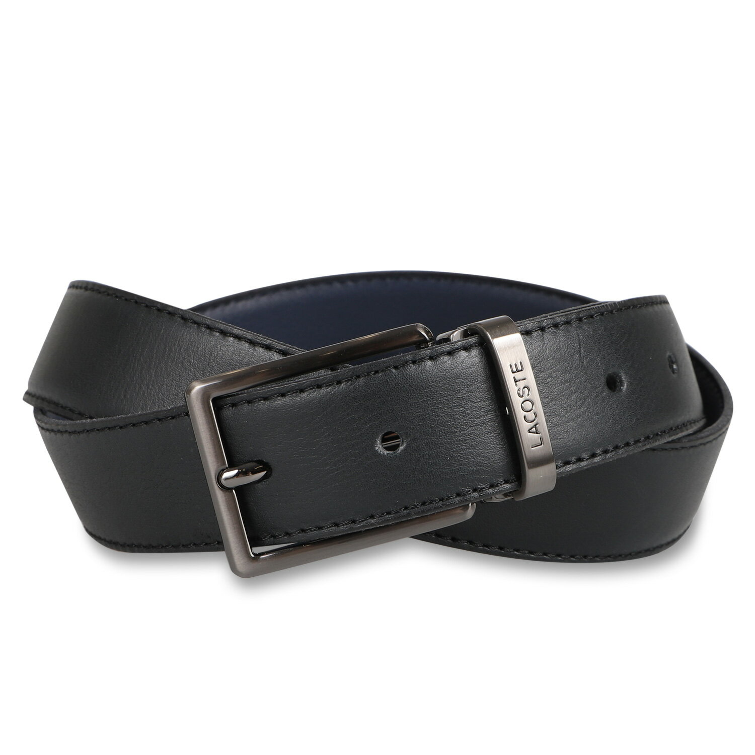 LACOSTE ベルト メンズ 【最大1000円OFFクーポン】 LACOSTE BELT ラコステ ベルト メンズ リバーシブル ブラック ネイビー ブラウン 黒 LB87310