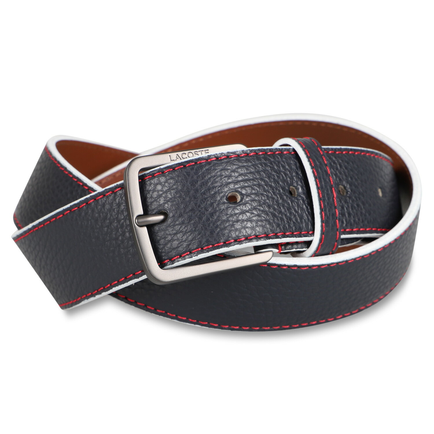 LACOSTE ベルト メンズ 【最大1000円OFFクーポン】 LACOSTE BELT ラコステ ベルト メンズ ブラック ホワイト ネイビー 黒 白 LB88880