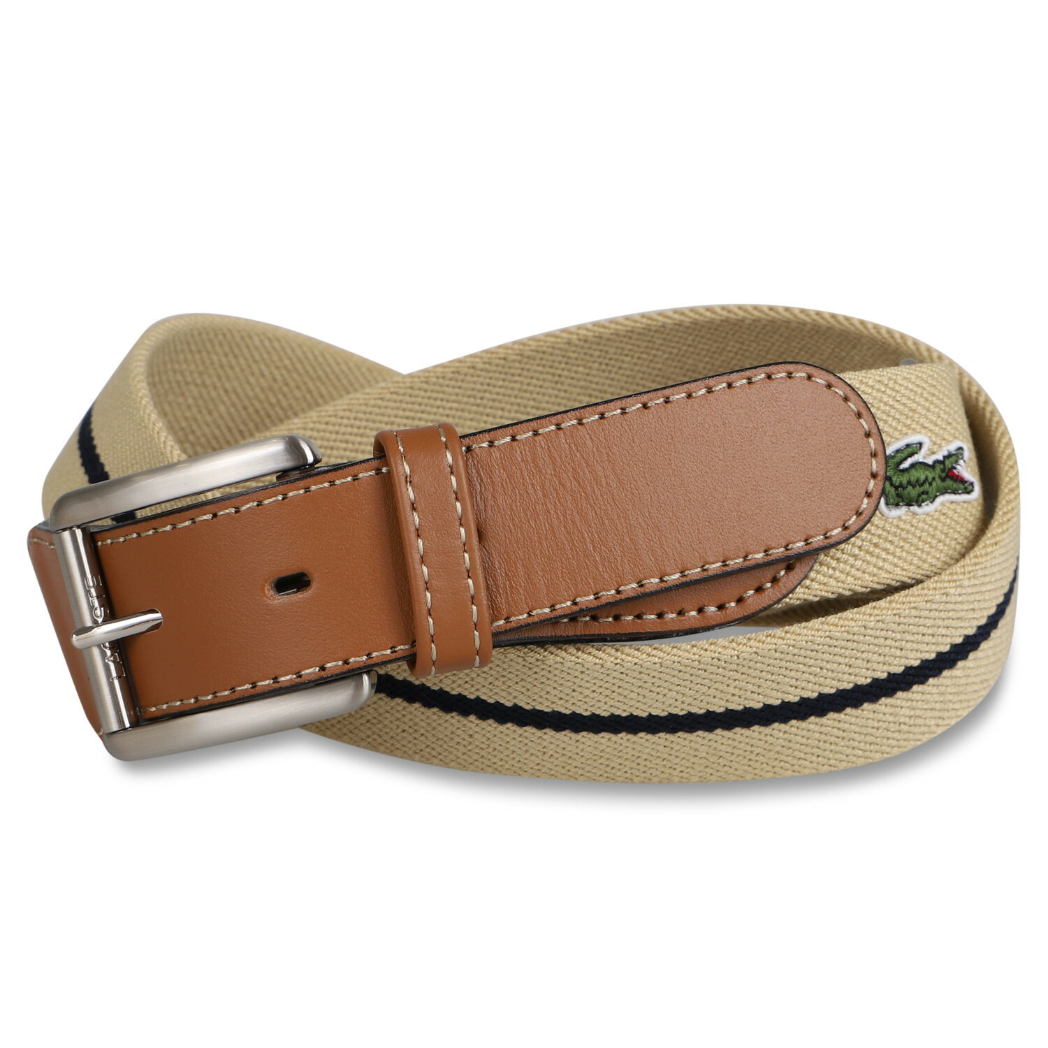 LACOSTE BELT ラコステ ベルト メンズ ネイビー ベージュ カーキ グリーン LB96470