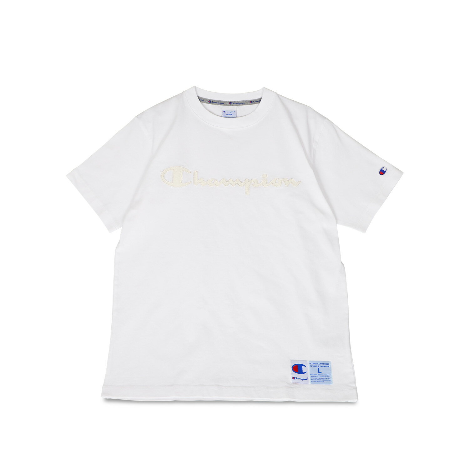 Champion SHORT SLEEVE T-SHIRT チャンピオン Tシャツ 半袖 メンズ レディース ブラック ホワイト グレー ネイビー 黒 白 C3-U306