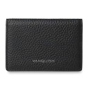 VANQUISH CARD CASE ヴァンキッシュ 名刺入れ 定期入れ カードケース メンズ 本革 ブラック ネイビー ダーク グリーン 黒 43550