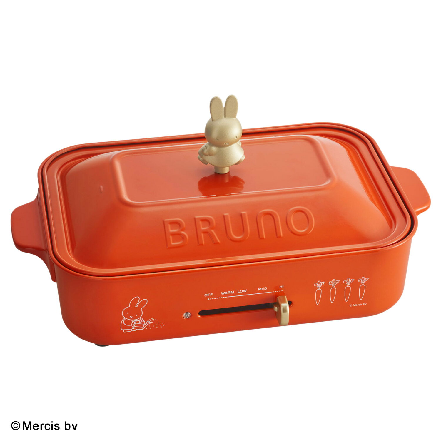 BRUNO BOE087 ブルーノ ホットプレート ミッフィー miffy 一人用 焼肉 たこ焼き器 コンパクト