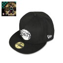 NEW ERA 5950 KIMETSU LOGO SJ ニューエラ キャップ 帽子 メンズ レディース 鬼滅の刃 ロゴ コラボ ブラック 黒 12864513