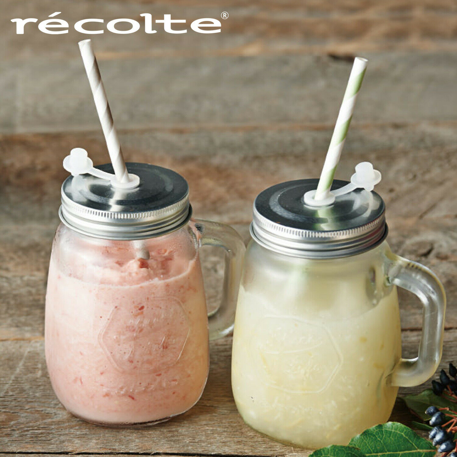 recolte RSB-3GJ レコルト ソロブレンダー ソラン 専用 ガラスジャー 300ml SOLO BLENDER SOLEN GLASS JAR