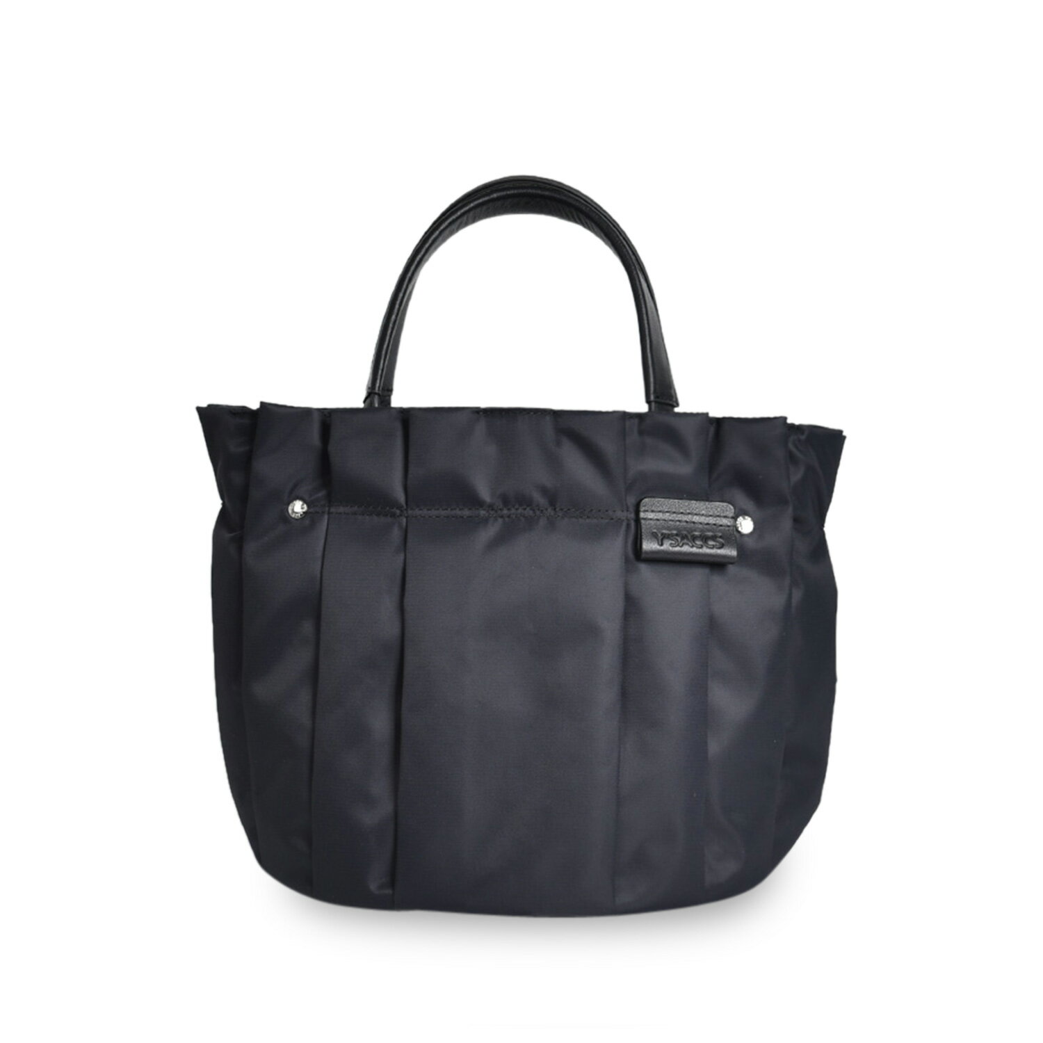 イザック ショルダーバッグ レディース YSACCS RECYCLED NYLON PLEATS 2WAY TOTE イザック トートバッグ ショルダー レディース ブラック グレージュ ネイビー カーキ ブラウン ワイン レッド 黒 Y02-04-01