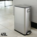 楽天Goods Lab＋【最大1000円OFFクーポン】 EKO ECOFLY STEP BIN イーケーオー ゴミ箱 ダストボックス エコフライステップビン 45L ふた付き EK9377MT-45L