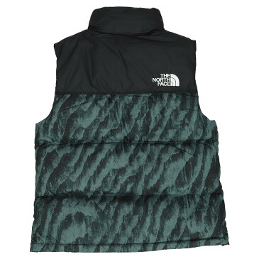 THE NORTH FACE PRINTED 1996 RETRO NUPTSE VEST ノースフェイス レトロ ヌプシ ダウン ダウンベスト アウター メンズ ダークグリーン NF0A5IX5