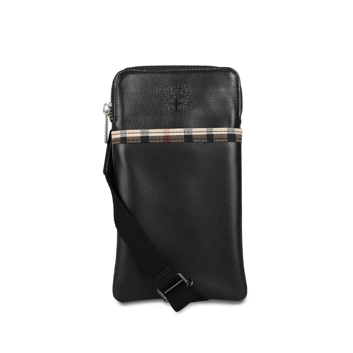 乐天商城 - 【最大1000円OFFクーポン】 DAKS ダックス ショルダーバッグ SHOULDER BAG メンズ 本革 斜め掛け 小さめ ブラック 黒 DA39420