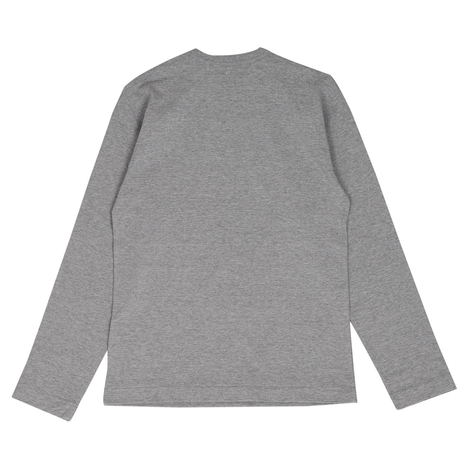 【最大1000円OFFクーポン】 PLAY COMME des GARCONS LONG SLEEVE T-SHIRT プレイ コムデギャルソン Tシャツ 長袖 メンズ カットソー ロンT ブラックハート ロゴ グレー T300