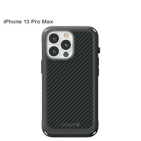 Catalyst カタリスト iPhone 13 Pro MAX ケース スマホケース 携帯 アイフォン 衝撃吸収ケース メンズ レディース 耐衝撃 ブラック グレー 黒 CT-IPVCIP21L 【ネコポス可】