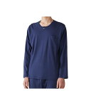  EPOCA UOMO エポカ ウォモ Tシャツ 長袖 ロンT カットソー メンズ ヘンリーネック コットン シルク 天竺 グレー ネイビー 0383-39