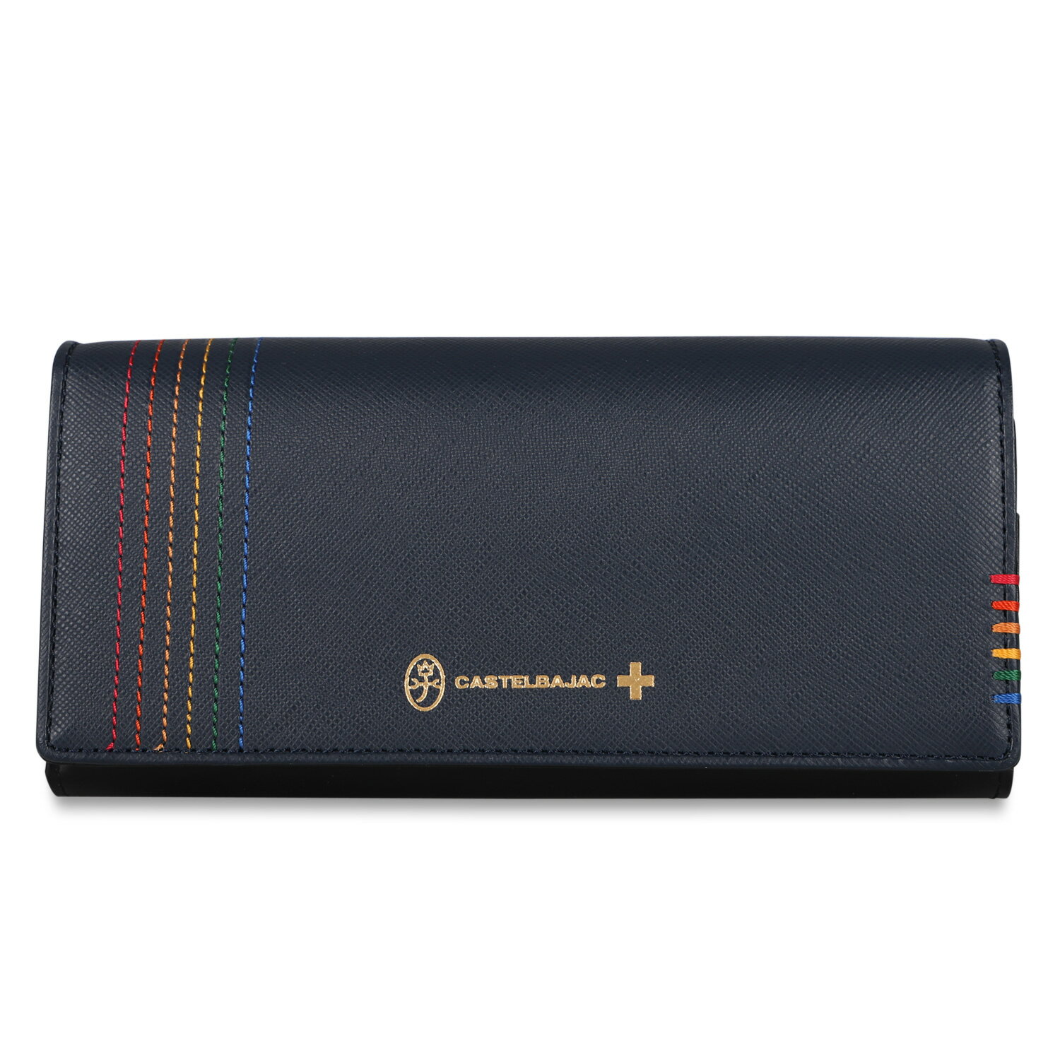 カステルバジャック 革長財布 メンズ CASTELBAJAC カステルバジャック 財布 長財布 シェスト SHEST SERIES LONG WALLET メンズ レディース 本革 ブラック ホワイト ネイビー オレンジ グリーン 黒 白 27604