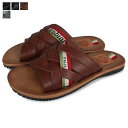 Orobianco KOMAGATA オロビアンコ クロスサンダルビーチサンダル コマガタ メンズ 本革 ブラック ネイビー カーキ ブラウン 黒