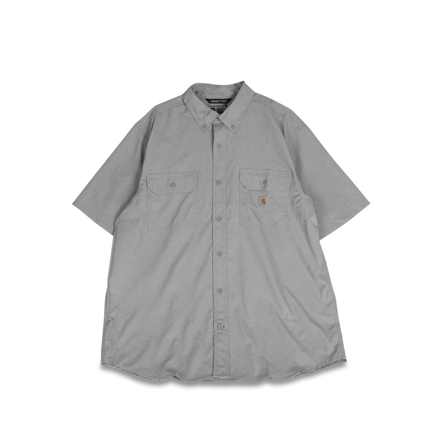 【最大1000円OFFクーポン】 carhartt FORCE RELAXED FIT LIGHTWEIGHT SHORT カーハート シャツ 半袖 メンズ グレー ピンク グリーン 105314