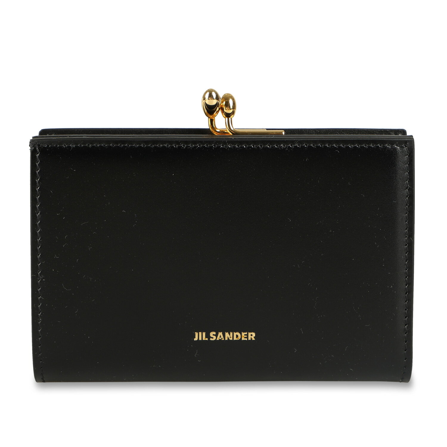 【最大1000円OFFクーポン配布中】 JIL SANDER GOJI PURSE SM ジルサンダー 財布 二つ折り レディース がま口 本革 ブラック ブラウン 黒 JSPU840164 WUS69158Nのサムネイル