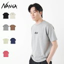  NANGA ECO HYBRID MT LOGO TEE ナンガ Tシャツ 半袖 エコ ハイブリッド ロゴ ティー メンズ レディース ブラック ホワイト グレー キャメル イエロー 黒 白